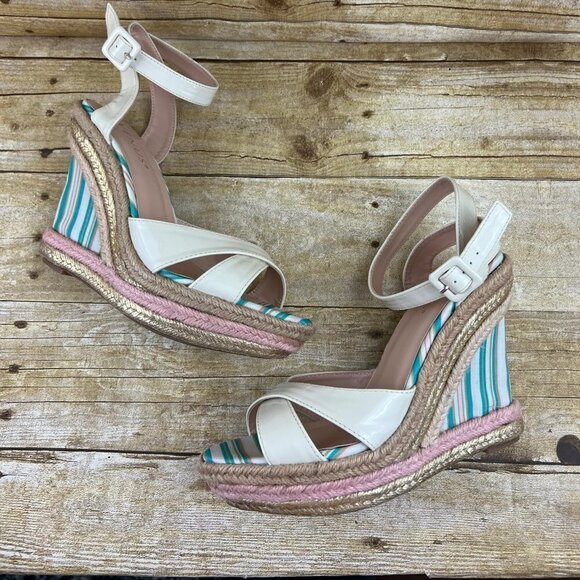 VENUS Shoes - Venus Wedge Ankle Strap Sandals Size 8 M
